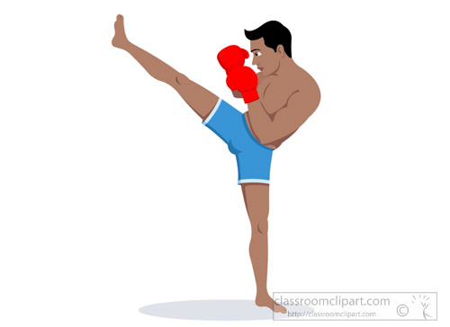 Detail Kickboxing Clip Art Free Nomer 30