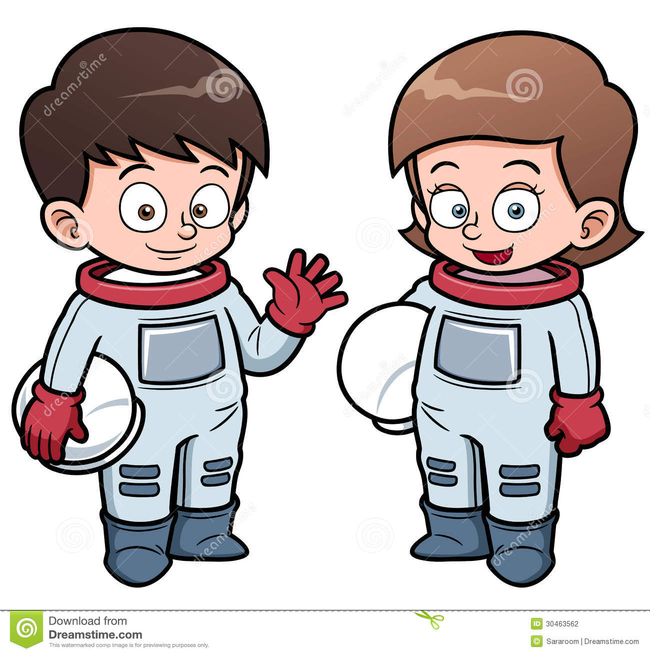 Detail Kid Astronaut Clipart Nomer 16