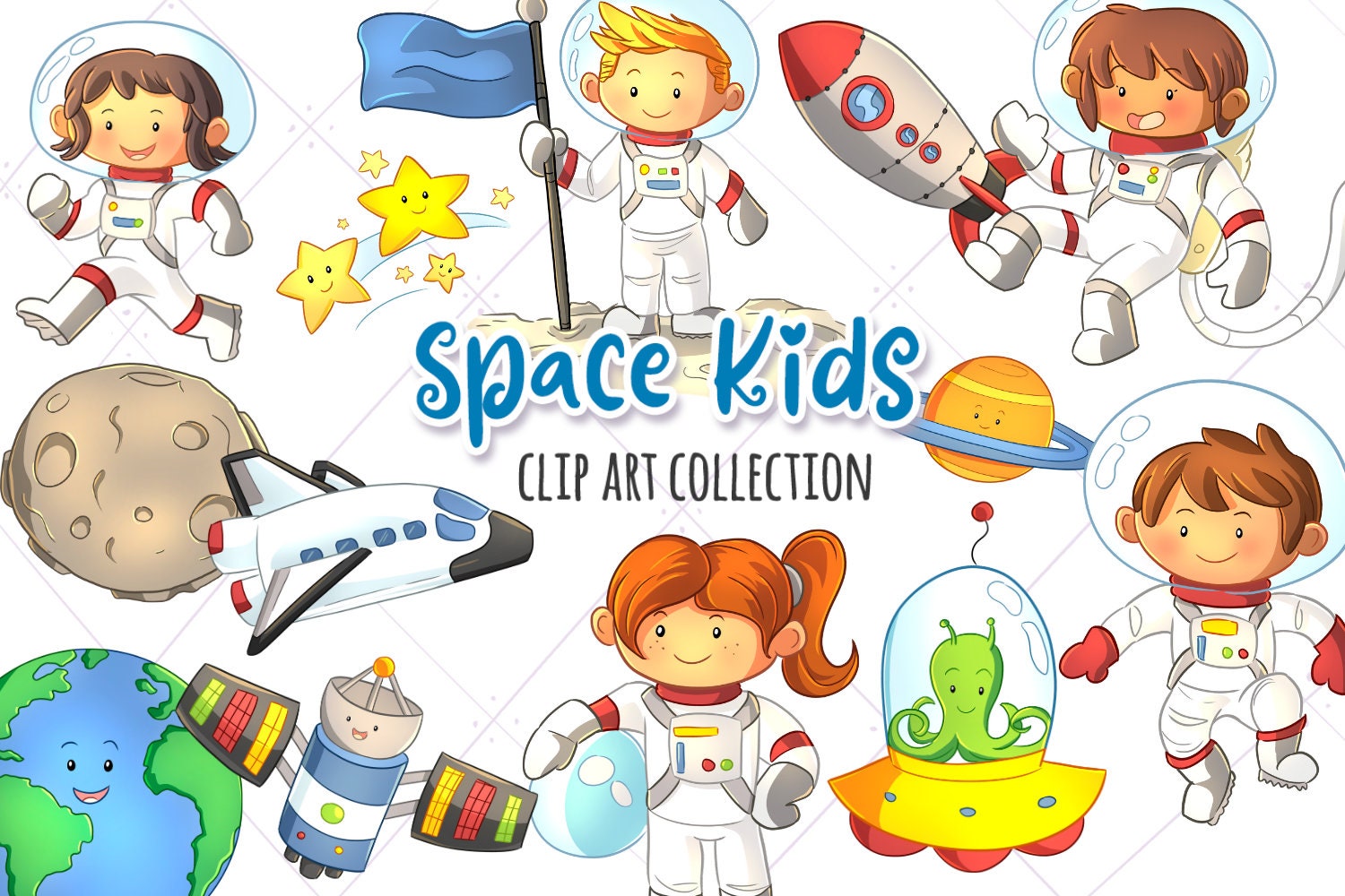 Detail Kid Astronaut Clipart Nomer 27