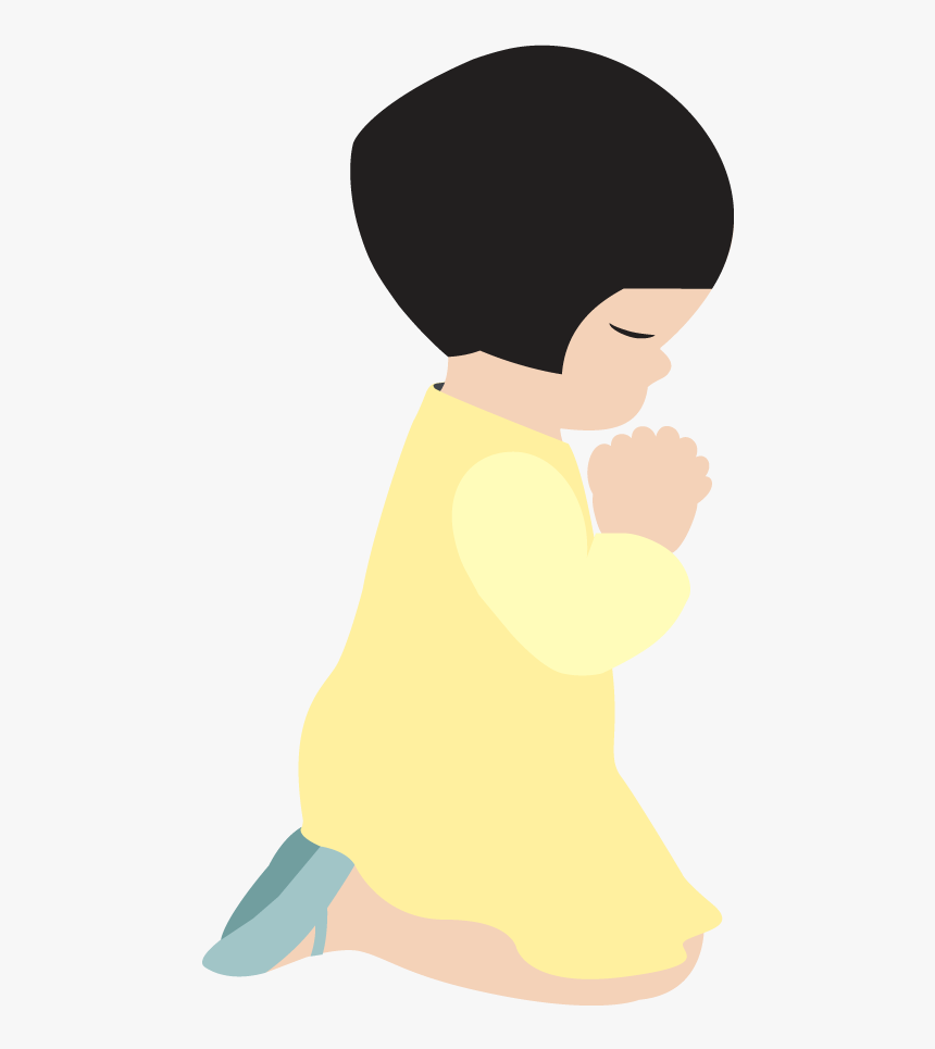 Detail Kid Praying Clipart Nomer 17