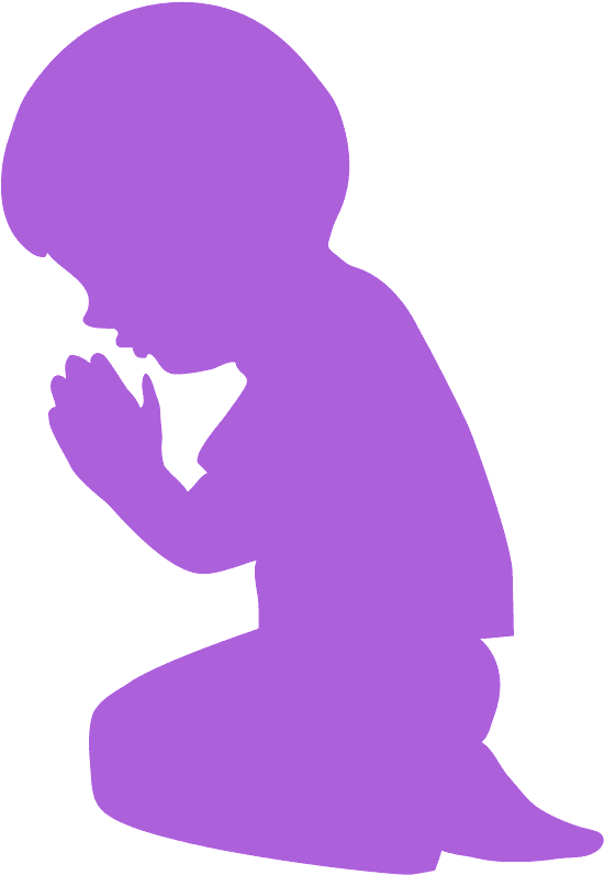 Detail Kid Praying Clipart Nomer 29