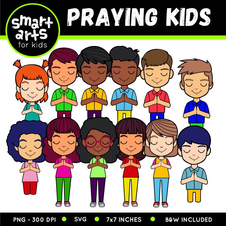 Detail Kid Praying Clipart Nomer 31