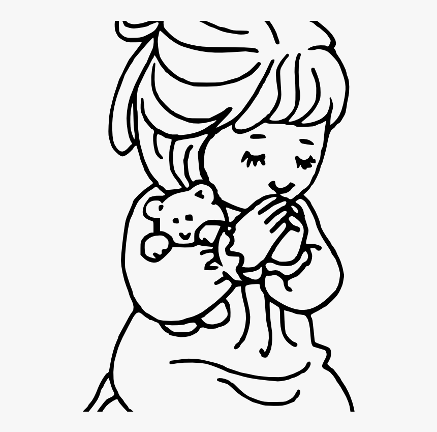 Detail Kid Praying Clipart Nomer 43