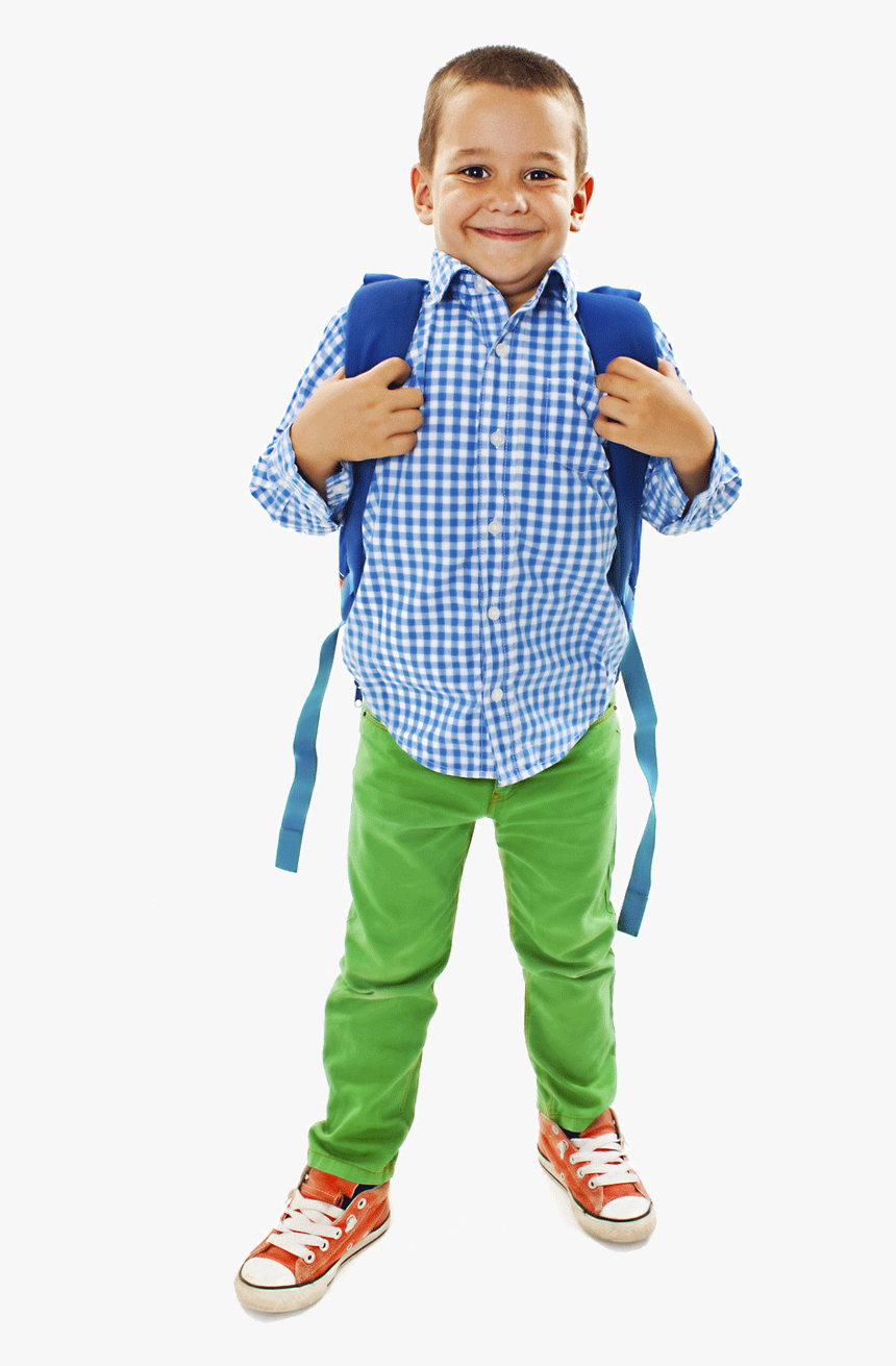 Kid With Backpack Png - KibrisPDR
