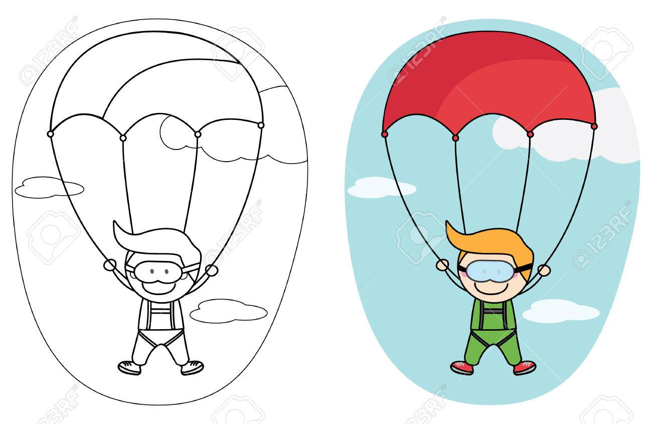Detail Kids Parachute Clipart Nomer 10