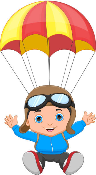 Detail Kids Parachute Clipart Nomer 6