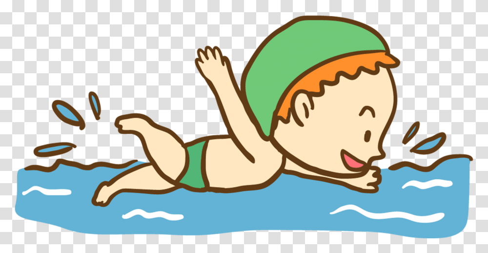 Detail Kids Swimming Clipart Nomer 45