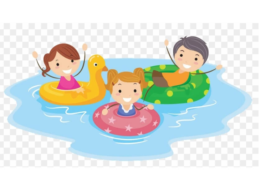 Detail Kids Swimming Clipart Nomer 8