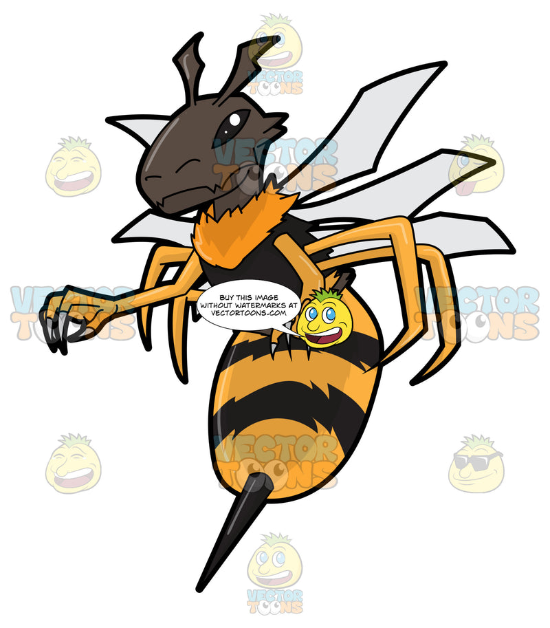 Detail Killer Bee Clipart Nomer 34
