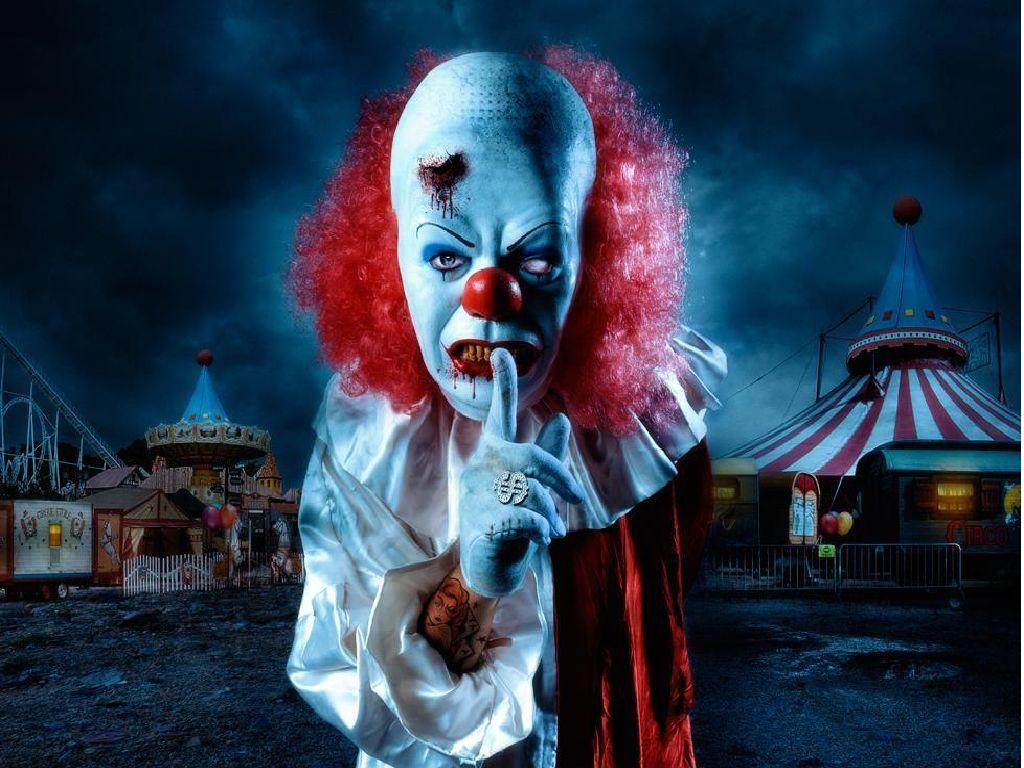 Detail Killer Clown Wallpaper 3d Nomer 2