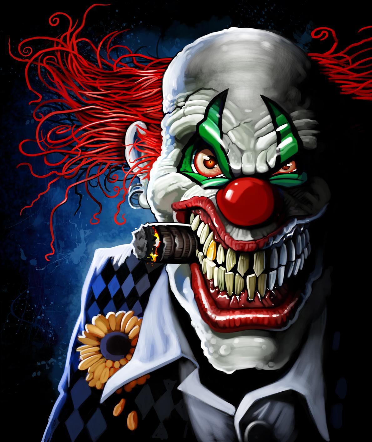 Detail Killer Clown Wallpaper 3d Nomer 3
