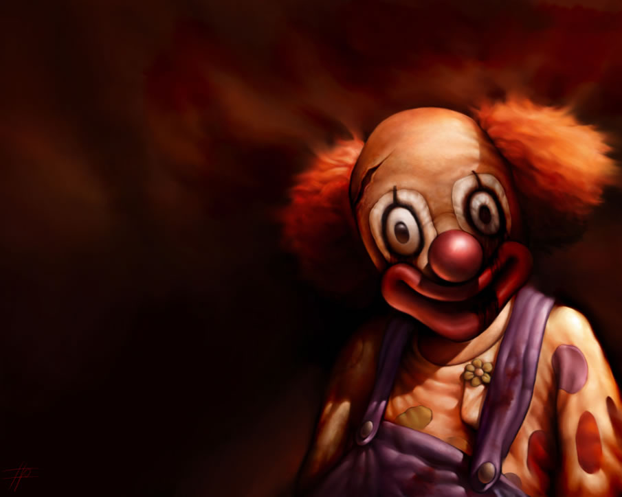 Detail Killer Clown Wallpaper 3d Nomer 32