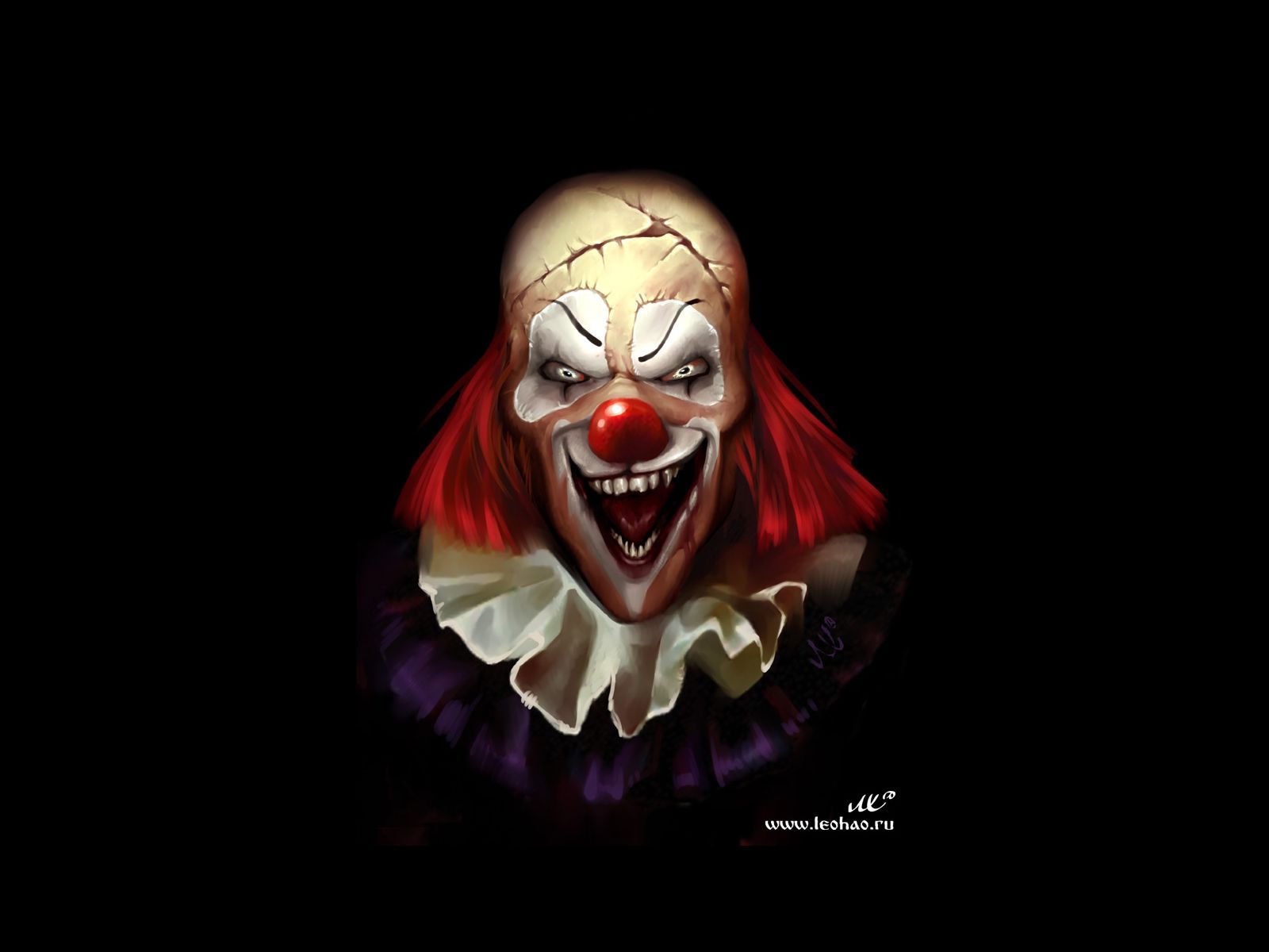 Detail Killer Clown Wallpaper 3d Nomer 33