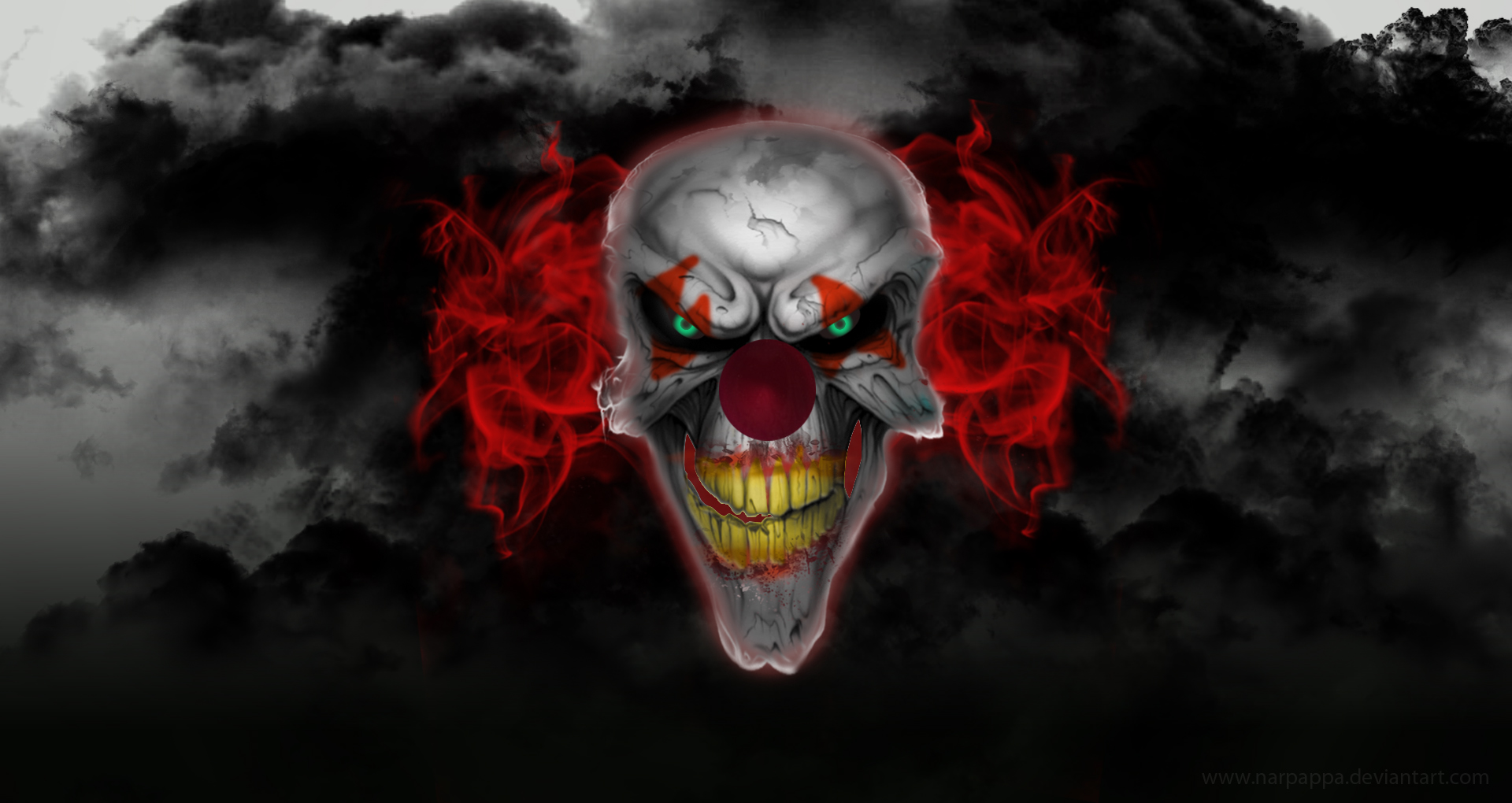 Detail Killer Clown Wallpaper 3d Nomer 50