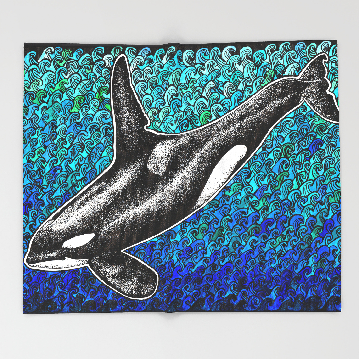 Detail Killer Whale Blanket Nomer 21