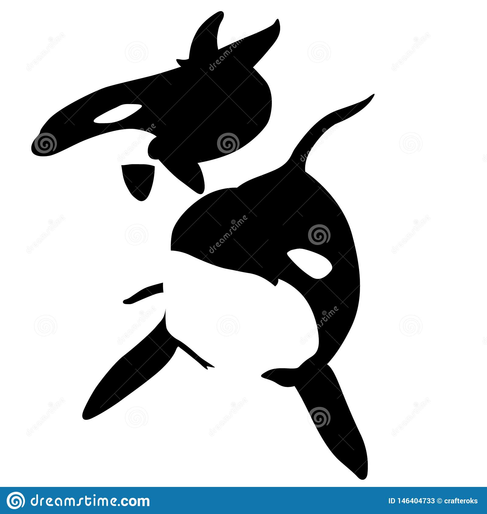 Detail Killer Whale Illustrations Nomer 32