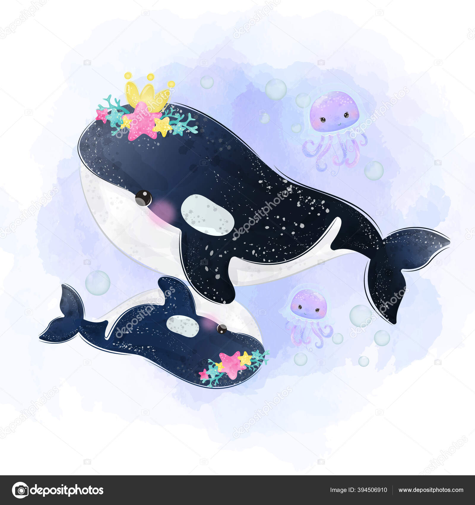 Detail Killer Whale Illustrations Nomer 56