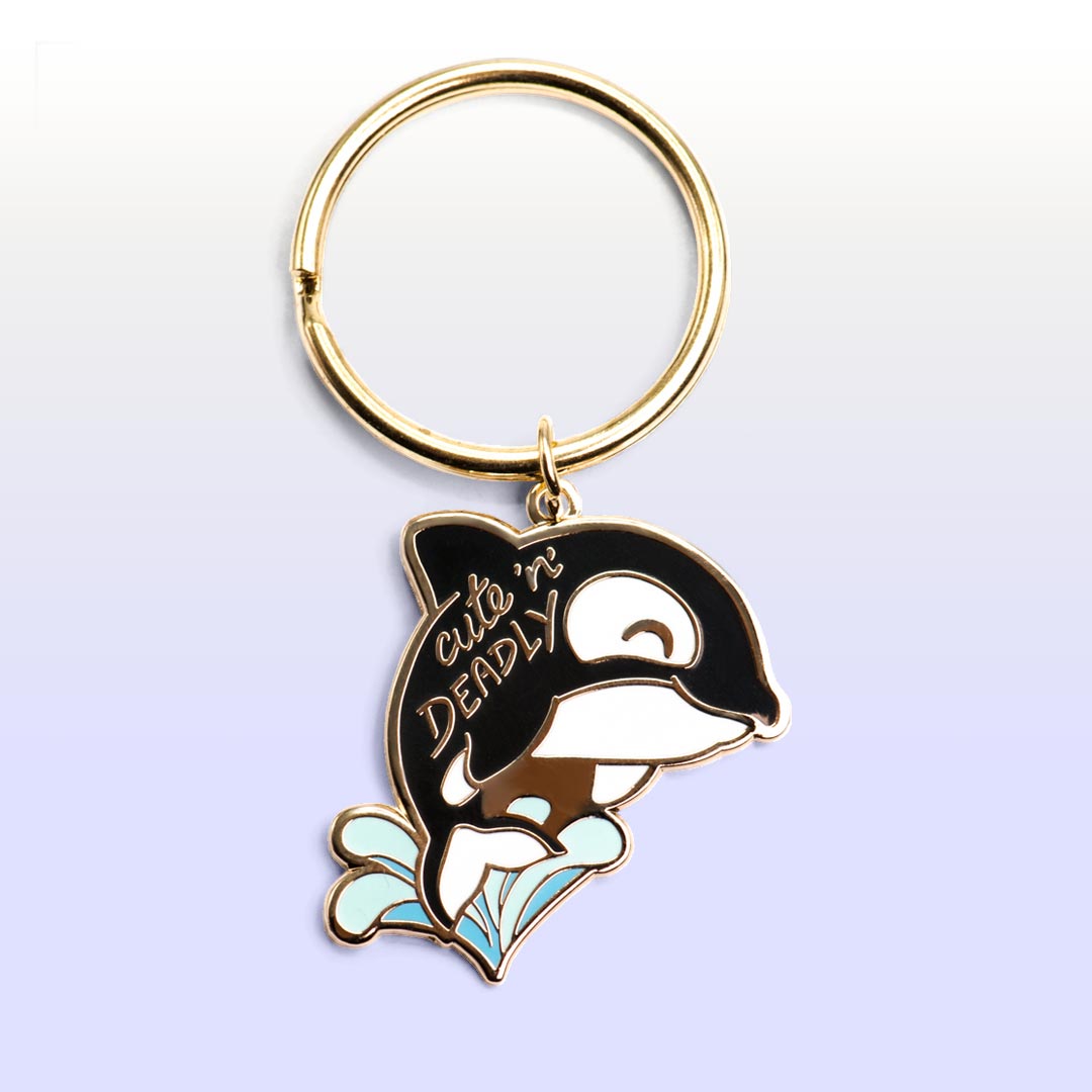 Detail Killer Whale Keychain Nomer 23
