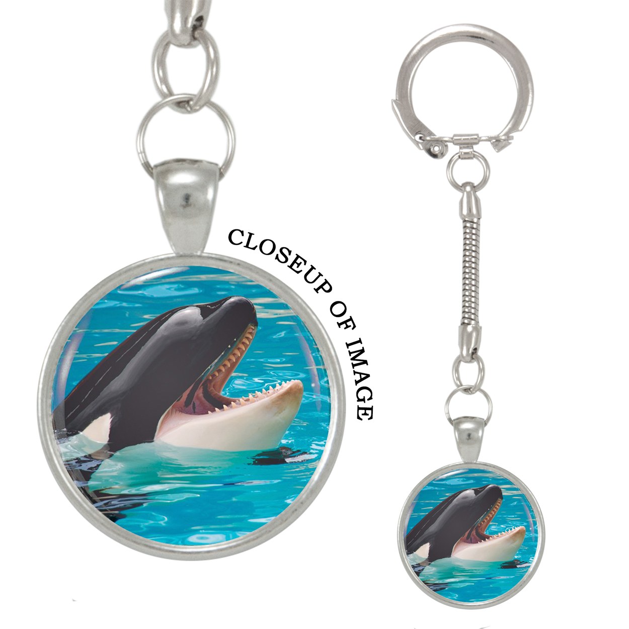 Detail Killer Whale Keychain Nomer 53