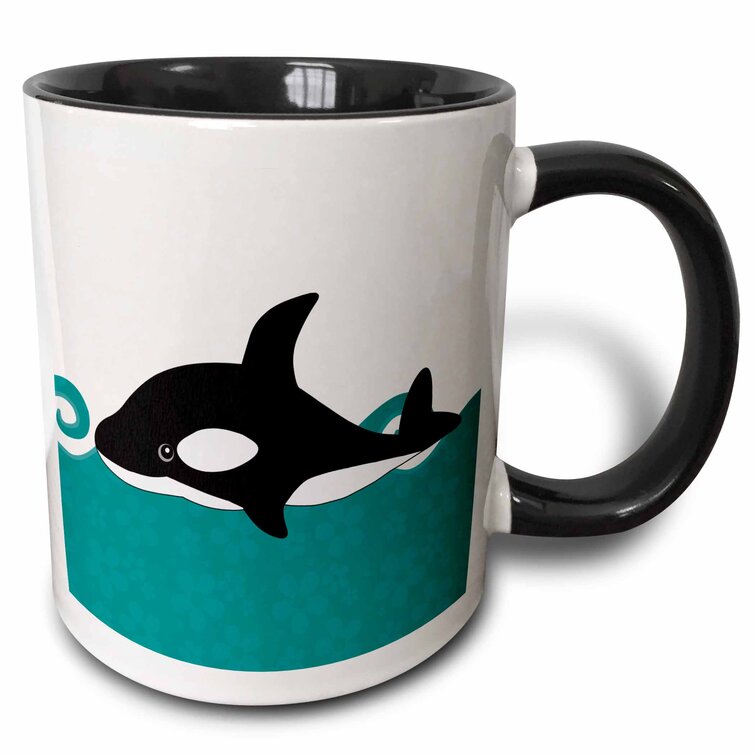 Detail Killer Whale Mug Nomer 13