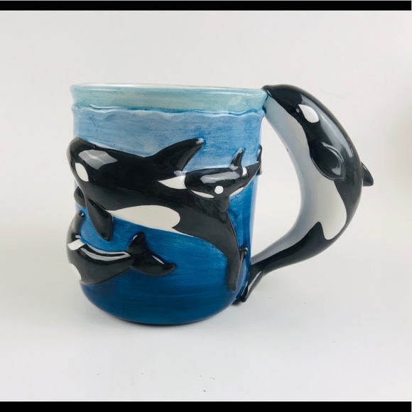 Detail Killer Whale Mug Nomer 17