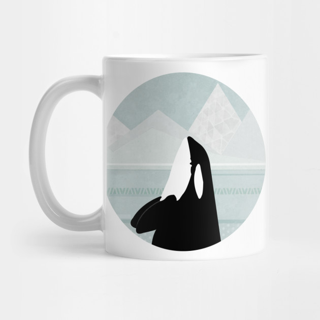 Detail Killer Whale Mug Nomer 3