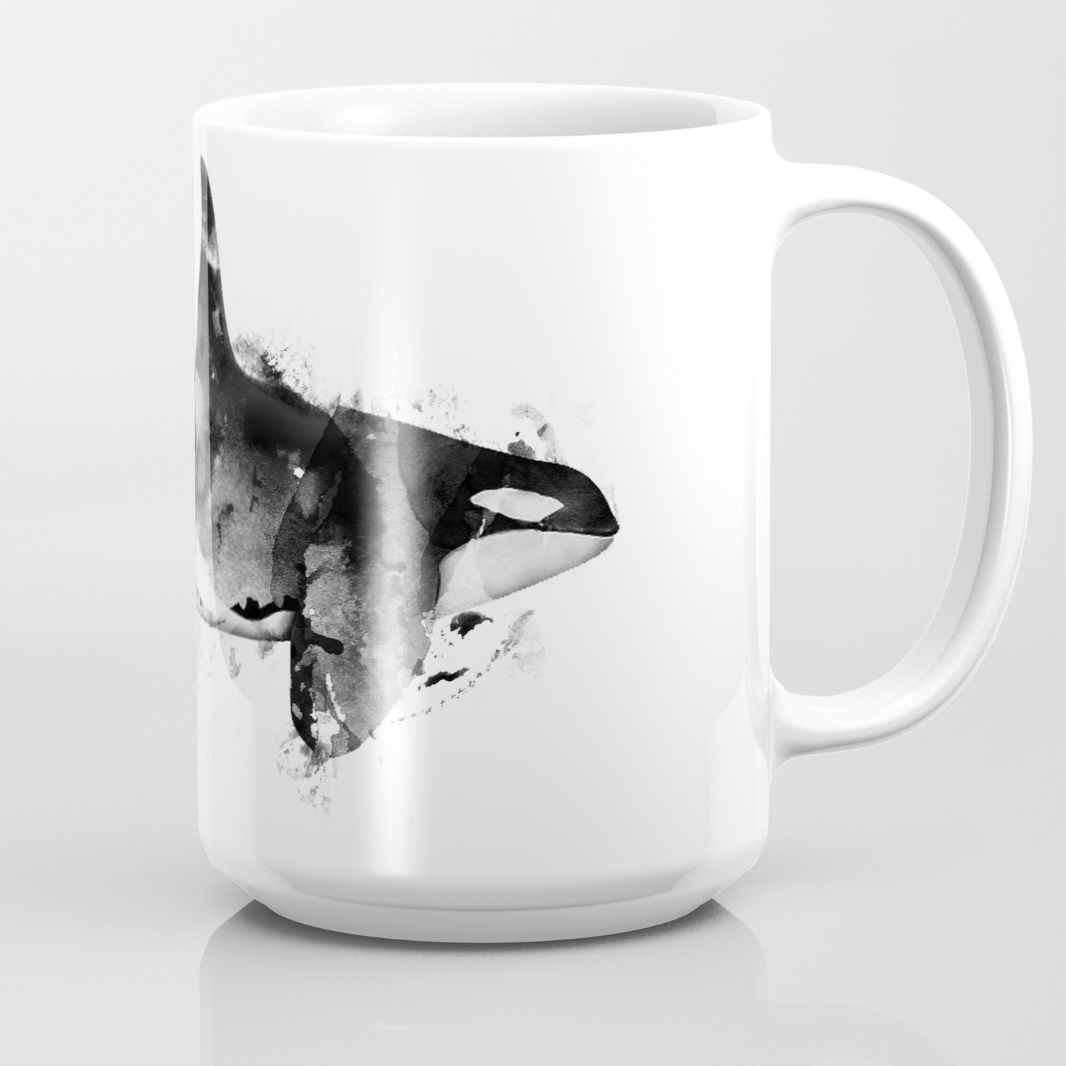 Detail Killer Whale Mug Nomer 4