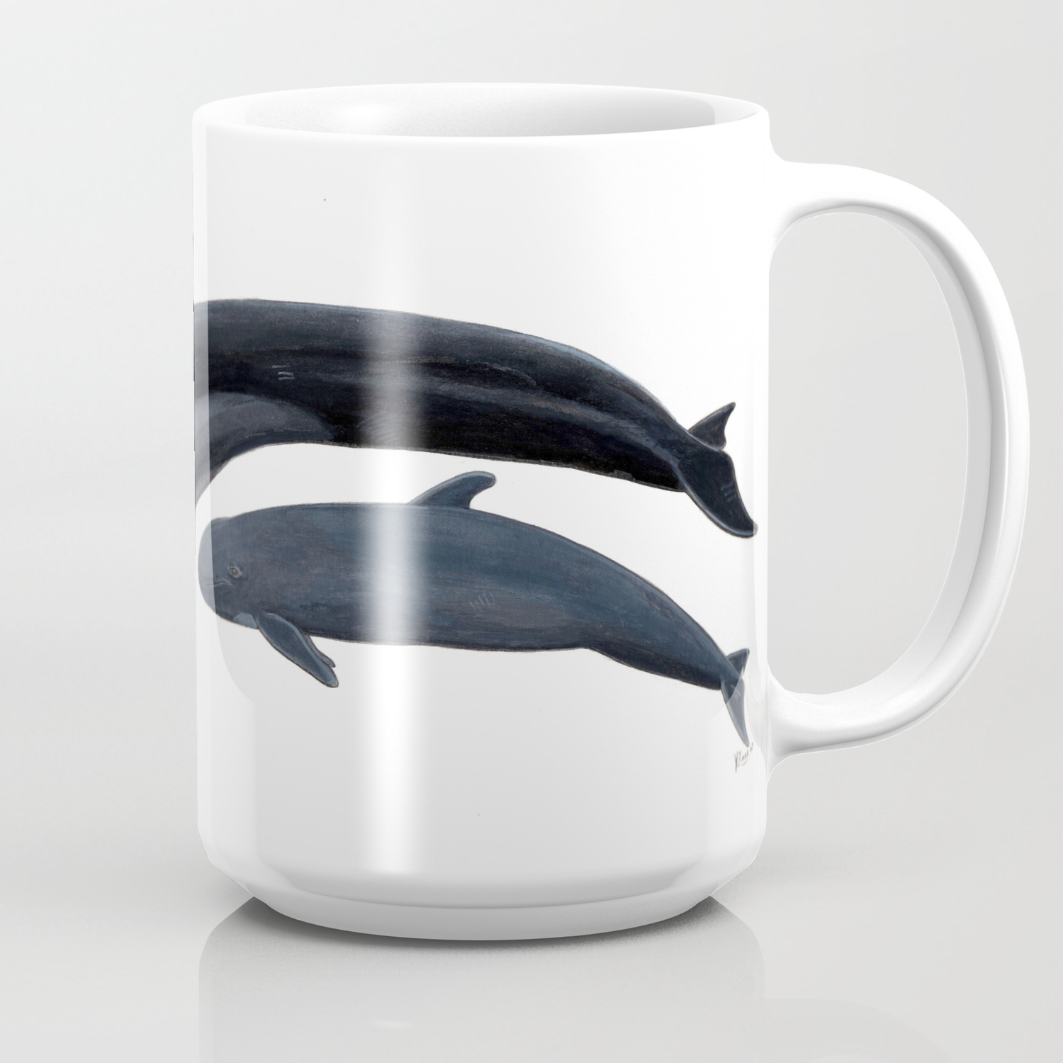 Detail Killer Whale Mug Nomer 39