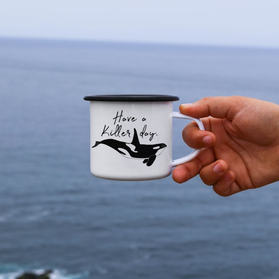 Detail Killer Whale Mug Nomer 5