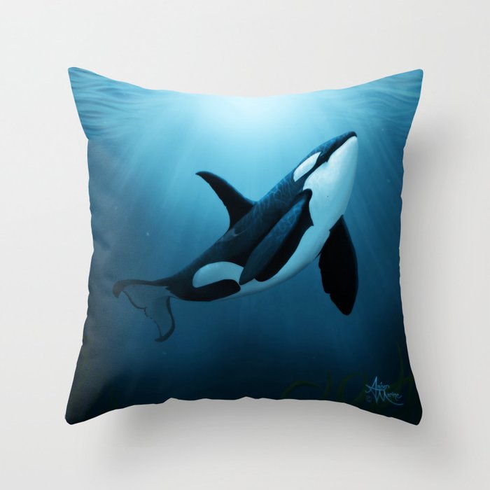 Detail Killer Whale Pillow Nomer 5