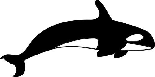 Detail Killer Whale Silhouettes Nomer 11