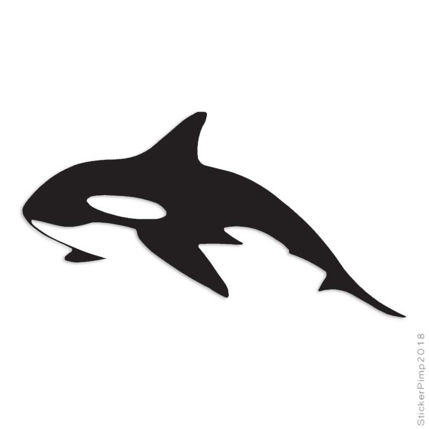 Detail Killer Whale Sticker Nomer 29