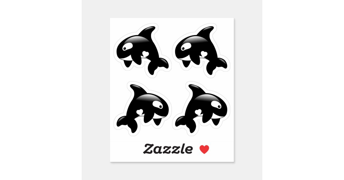 Detail Killer Whale Sticker Nomer 43