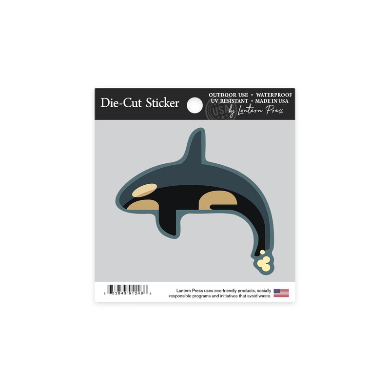 Detail Killer Whale Sticker Nomer 46