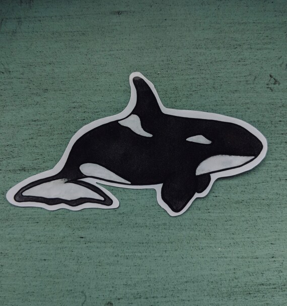Detail Killer Whale Sticker Nomer 50