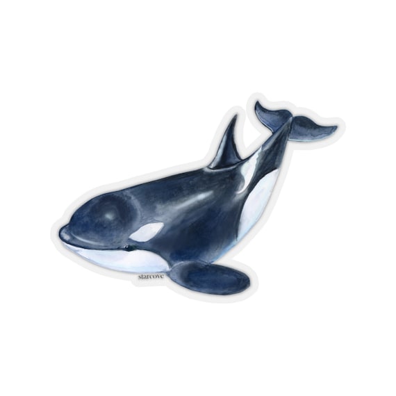 Detail Killer Whale Sticker Nomer 55