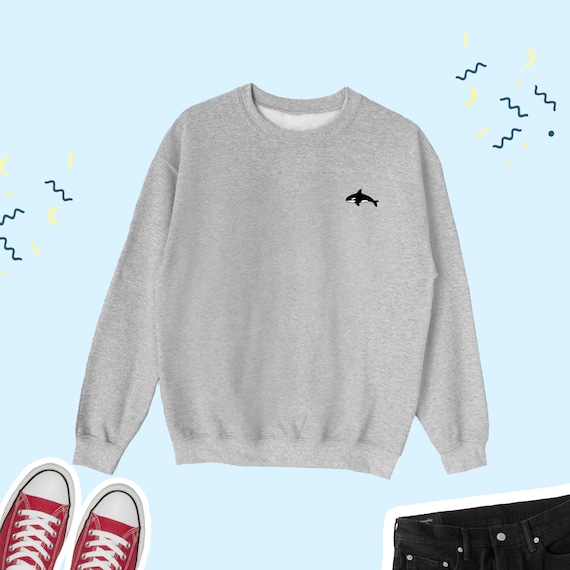Detail Killer Whale Sweater Nomer 17