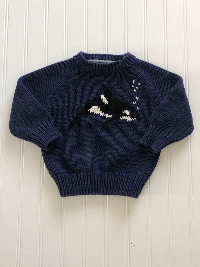 Detail Killer Whale Sweater Nomer 35