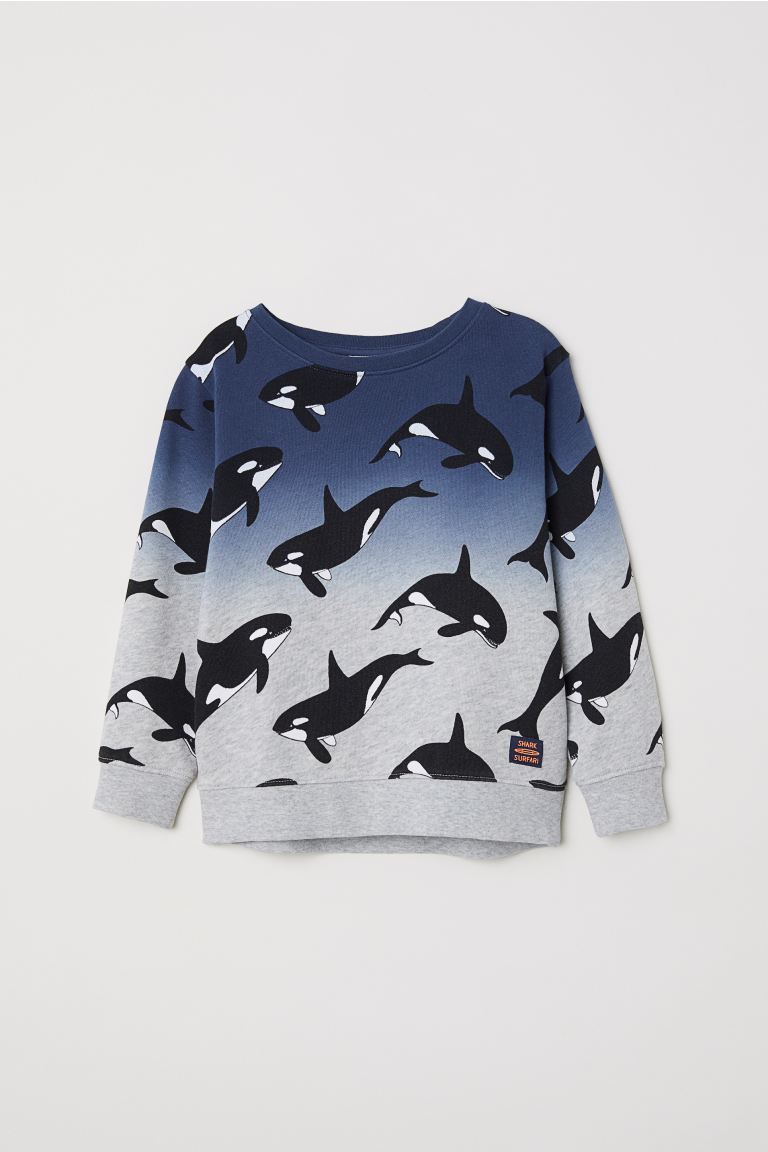Detail Killer Whale Sweater Nomer 56