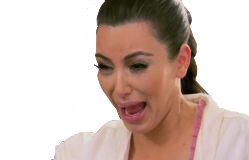 Kim Kardashian Crying Transparent - KibrisPDR
