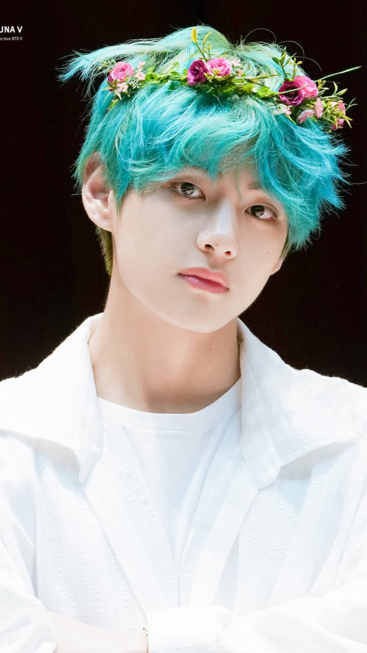 Kim Taehyung Blue Hair - KibrisPDR