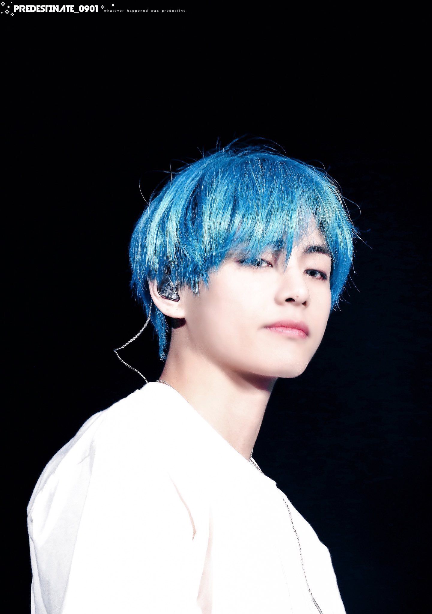 Detail Kim Taehyung Blue Hair Nomer 15