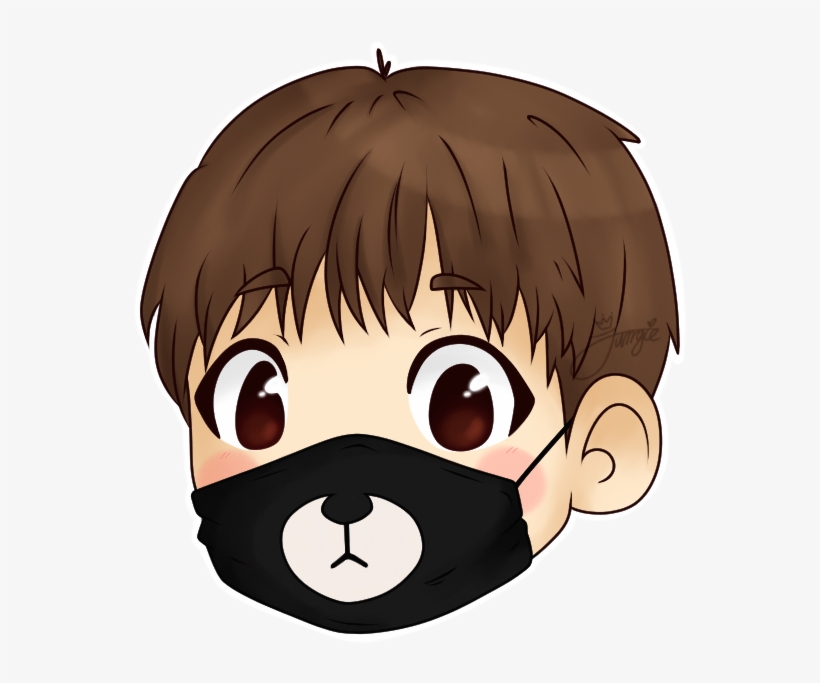 Detail Kim Taehyung Chibi Nomer 30