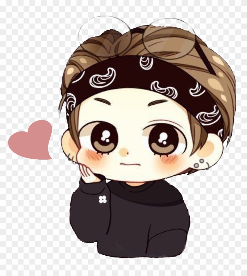 Detail Kim Taehyung Chibi Nomer 5