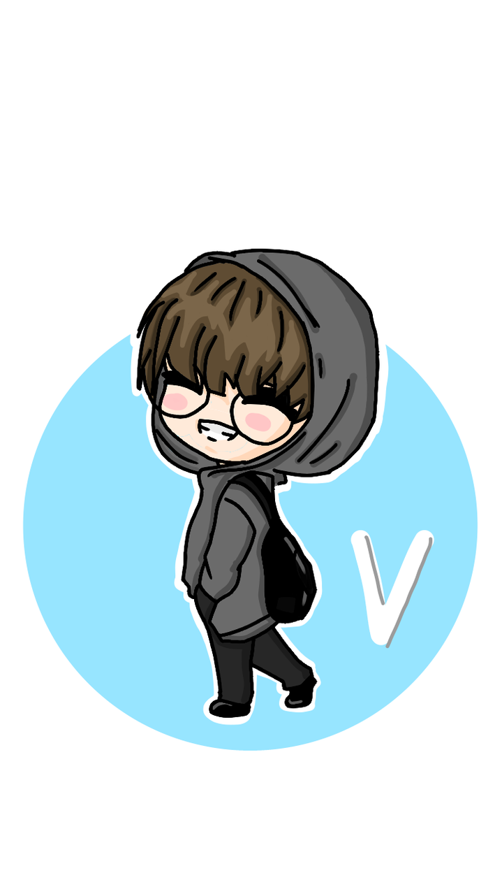 Detail Kim Taehyung Chibi Nomer 48