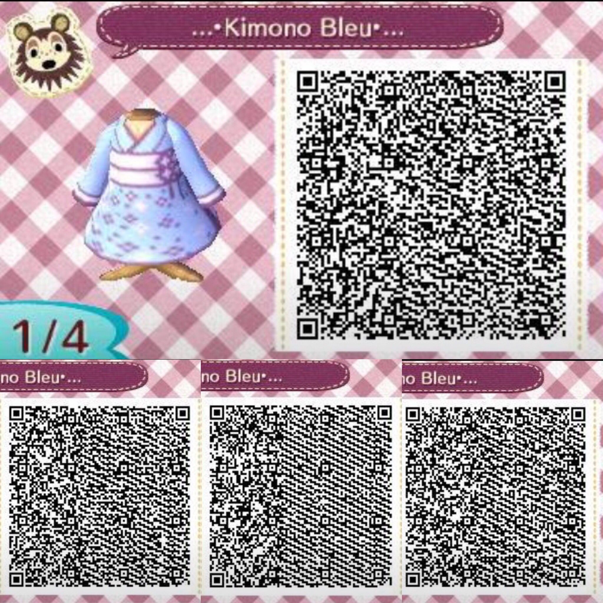 Kimono Qr Code Animal Crossing - KibrisPDR