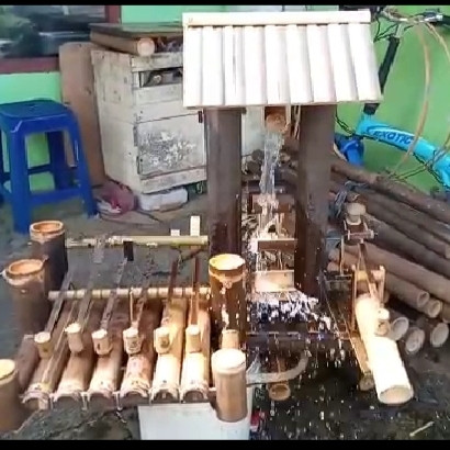 Detail Kincir Air Bambu Memancing Nomer 11