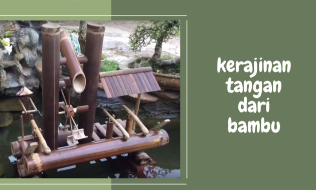 Detail Kincir Air Bambu Memancing Nomer 40
