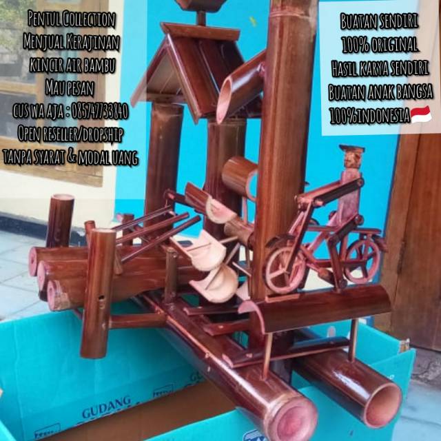Detail Kincir Air Bambu Memancing Nomer 7