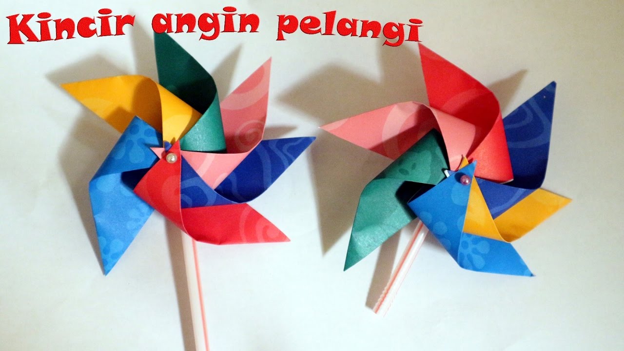 Detail Kincir Angin Dari Kertas Origami Nomer 20